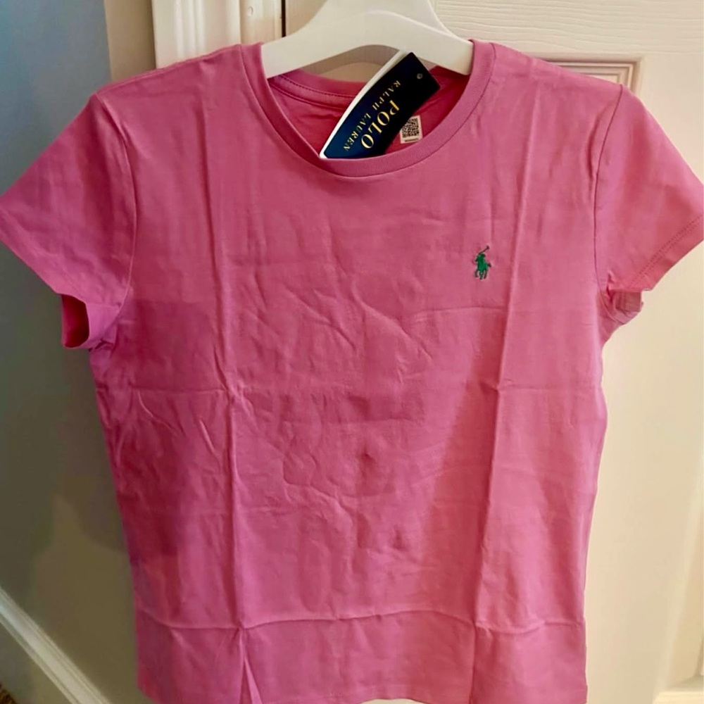 Ralph Lauren Kids Short Sleeve Tee in Pink